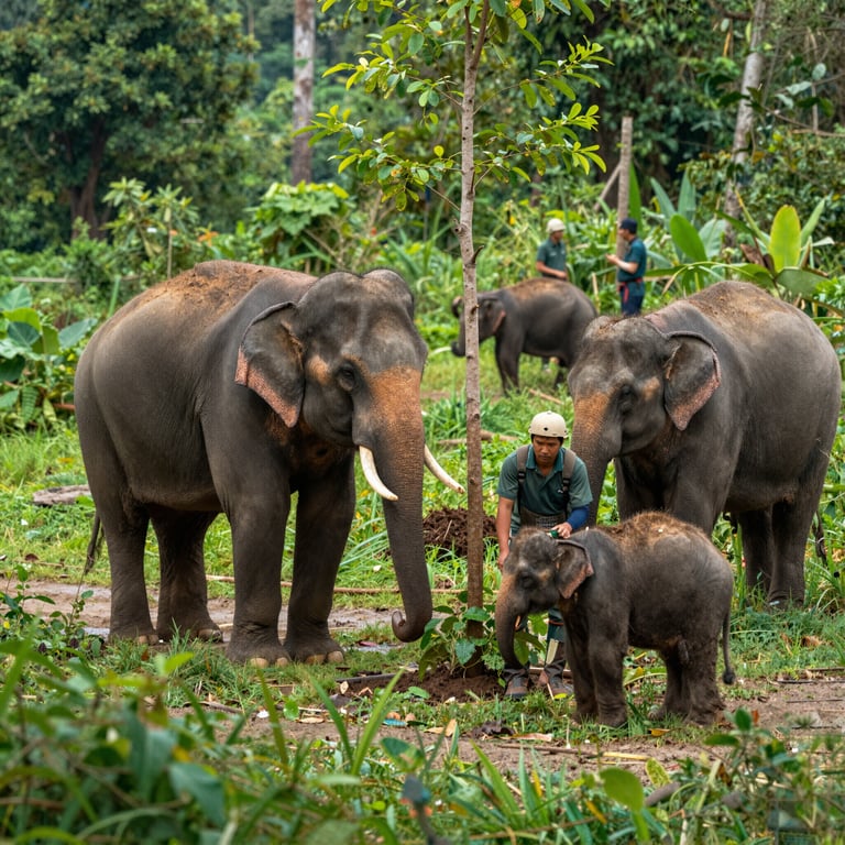 Progetti per la Protezione degli Elefanti in Thailandia e Oltre
