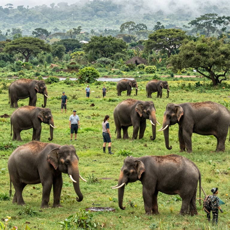 Preservare gli Habitat Elefantini: Iniziative Globali per la Tutela della Fauna Selvatica