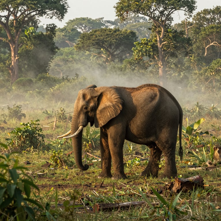La Protezione degli Elefanti del Bosco Africano: Sfide Ambientali nel 2026