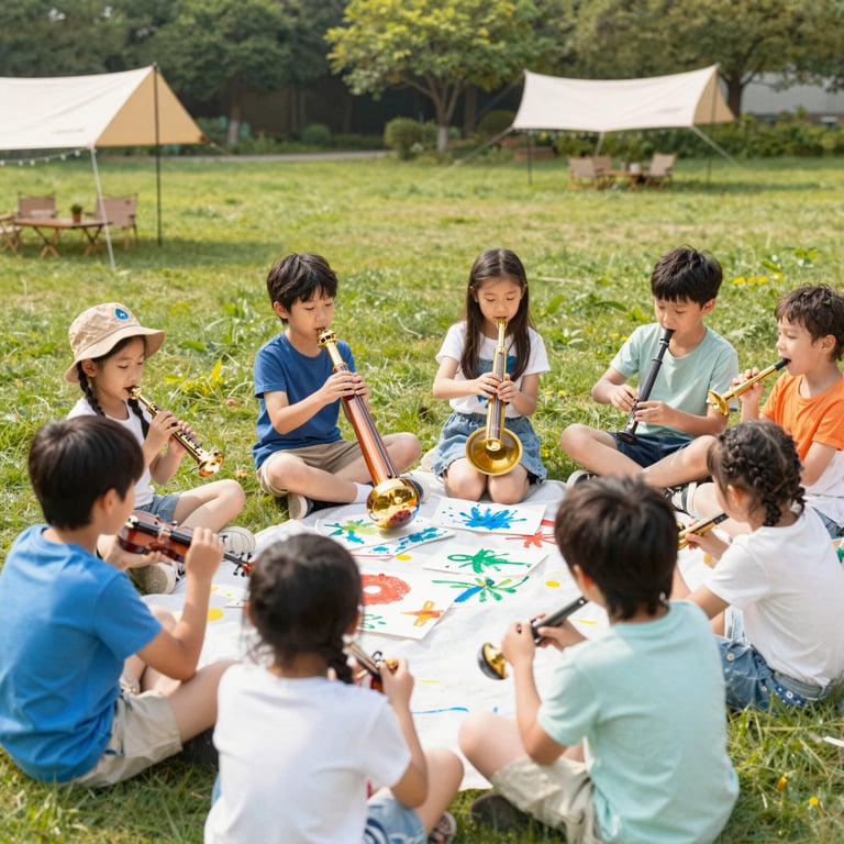 Join Creative Music and Art Summer Camps for Young Kids Ages Three to Seven