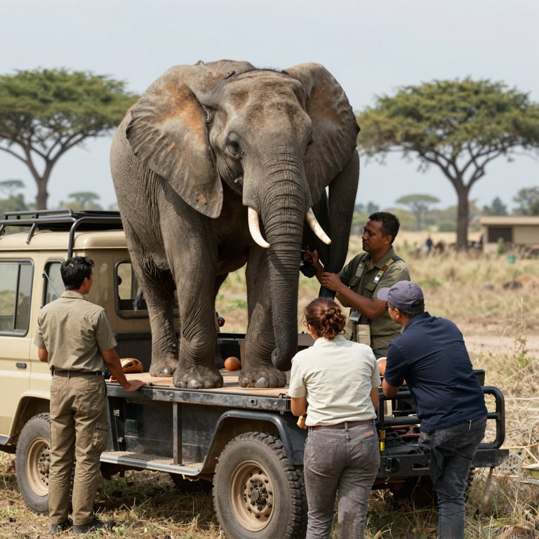 Il Viaggio di Soccorso e Riabilitazione per Salvare gli Elefanti