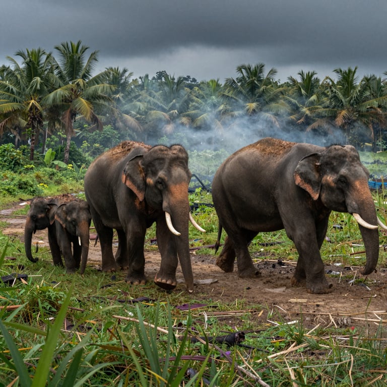 La Crisi Ecologica in Riau Sfida la Sopravvivenza degli Elefanti Sumatran