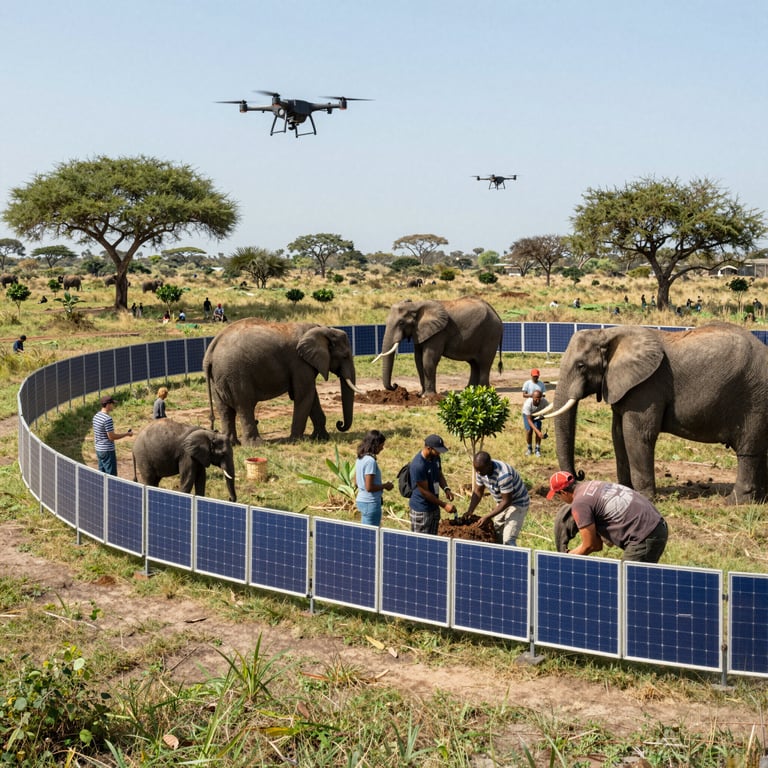 Iniziative innovative di DSWF per conservare gli elefanti selvatici