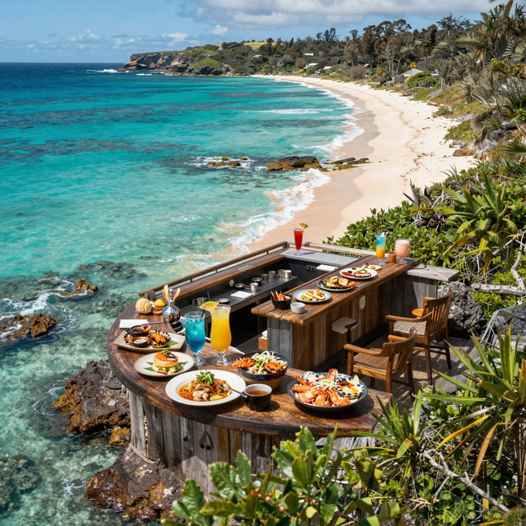 Best Australian Coast Beach Bars: Discover 12 Rocks' Signature Cocktails and Seafood Delights