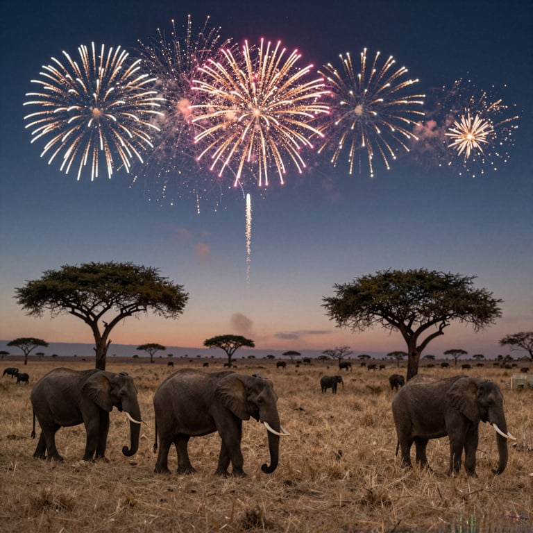 Fuochi d'Artificio come Arma contro i Bracconieri degli Elefanti in Tanzania