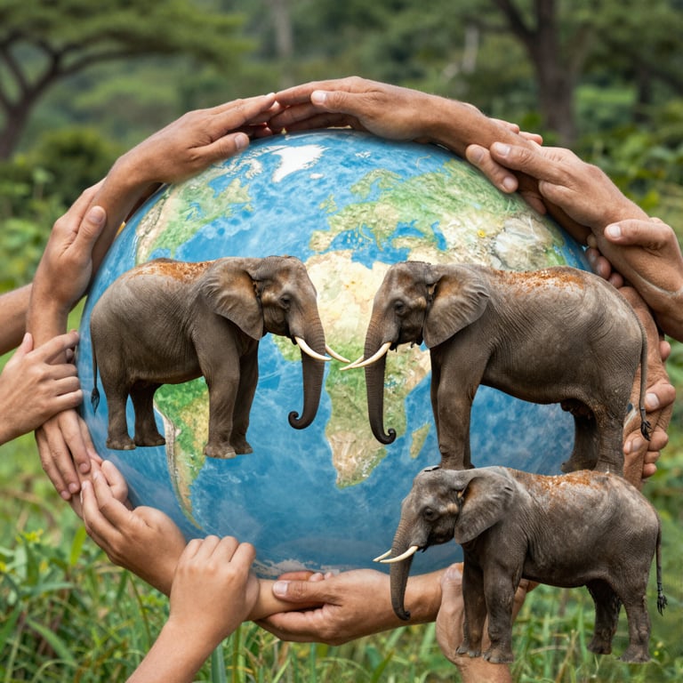 La Crisi degli Elefanti in Pericolo: Iniziative Globali per la Loro Sopravvivenza