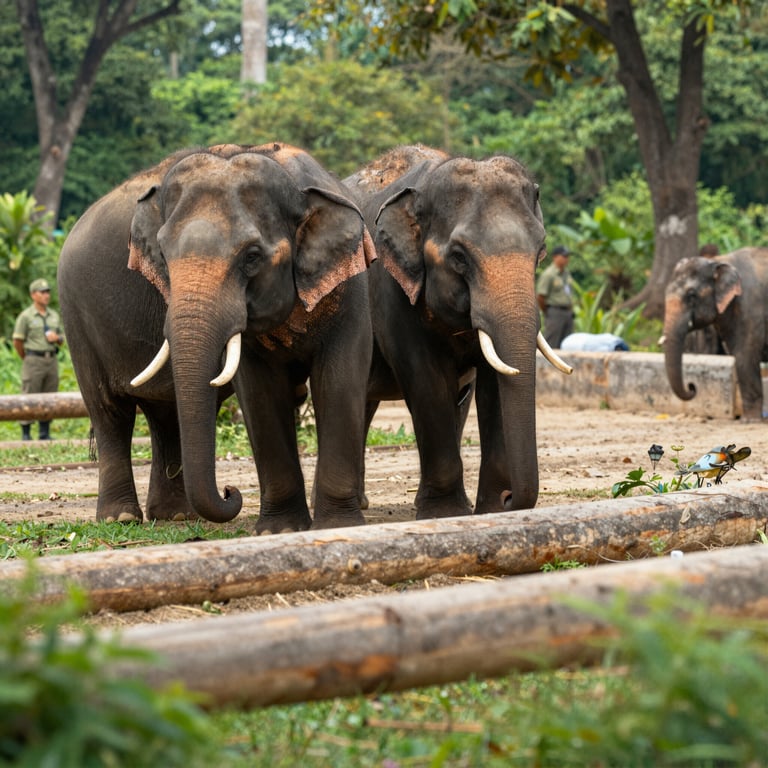 Iniziative per Proteggere gli Elefanti Forestali Estremamente Rari del Viet Nam