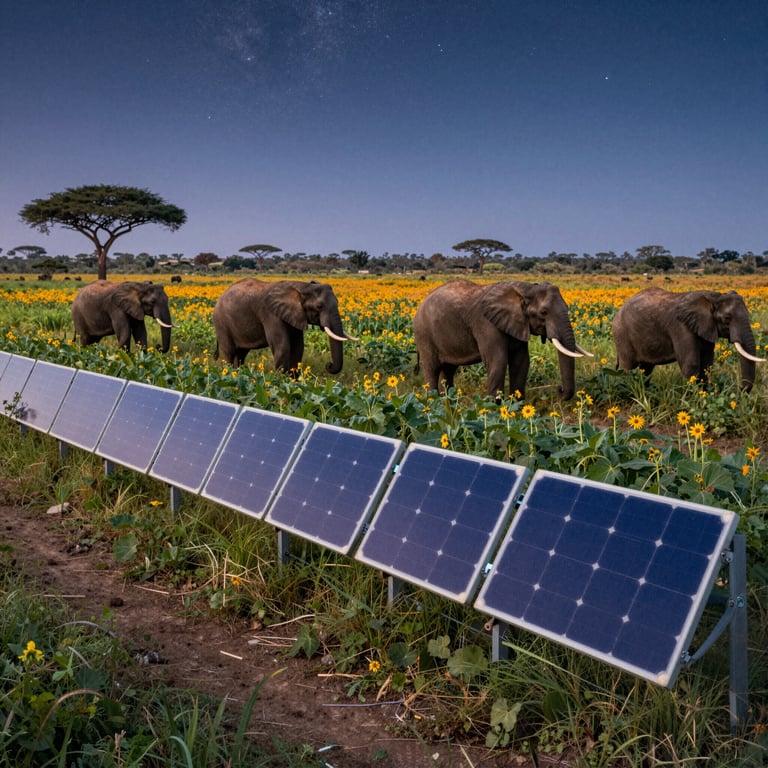 Metodi innovativi per prevenire danni agricoli causati dagli elefanti selvatici