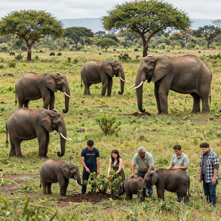Iniziative Mondiali per Salvare l'Habitat Naturale degli Elefanti Selvatici