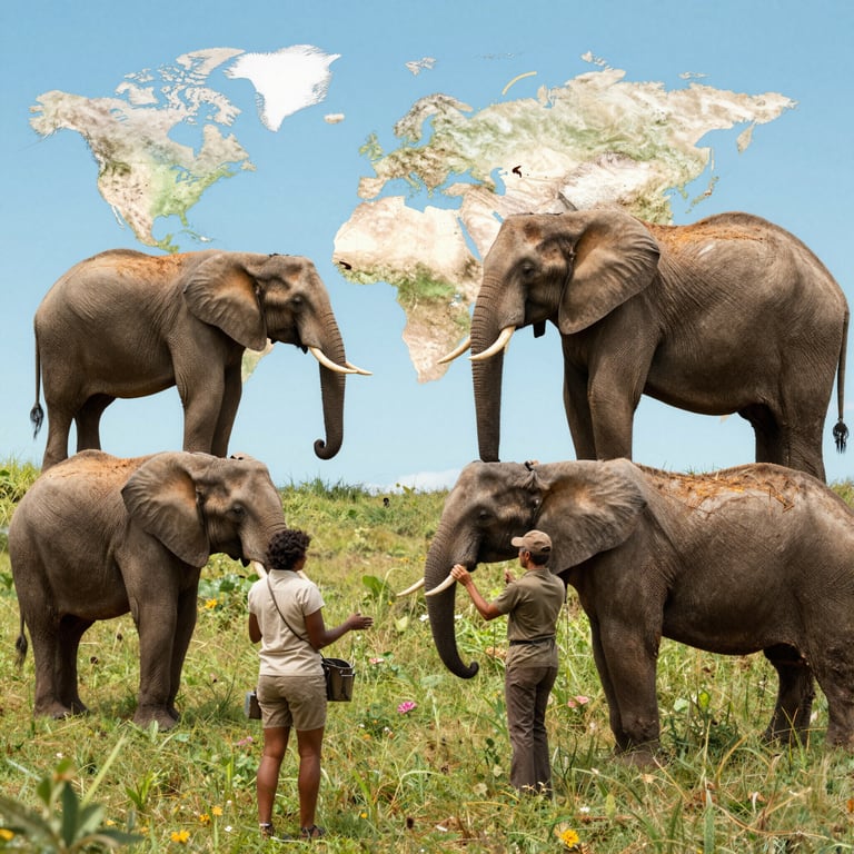 Iniziative Mondiali per Salvare le Popolazioni di Elefanti