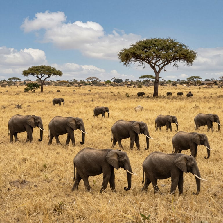 Iniziative Globali per Difendere gli Elefanti delle Savane Africane