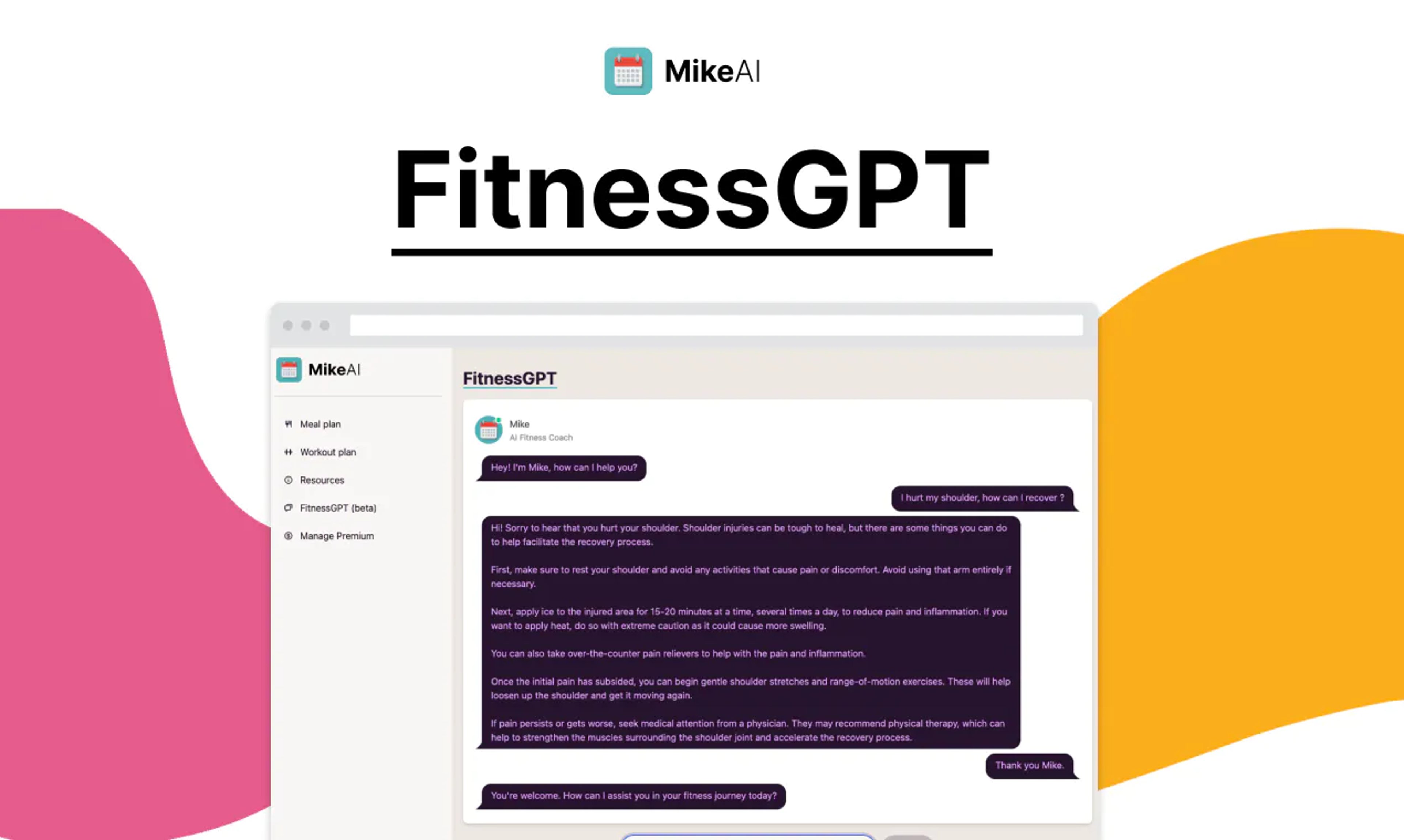 MikeAI - Personalized AI Fitness Coach