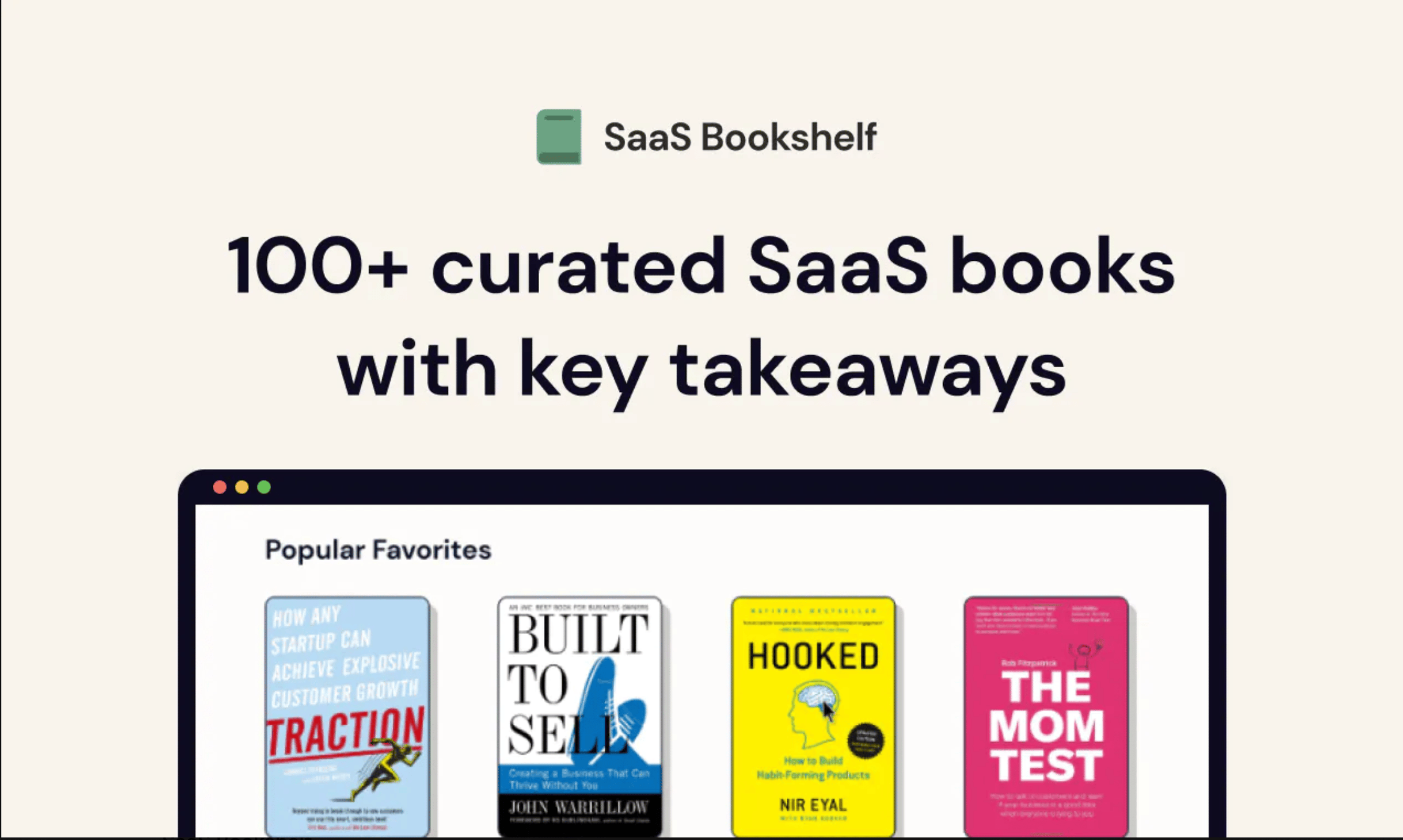 SaaS Bookshelf