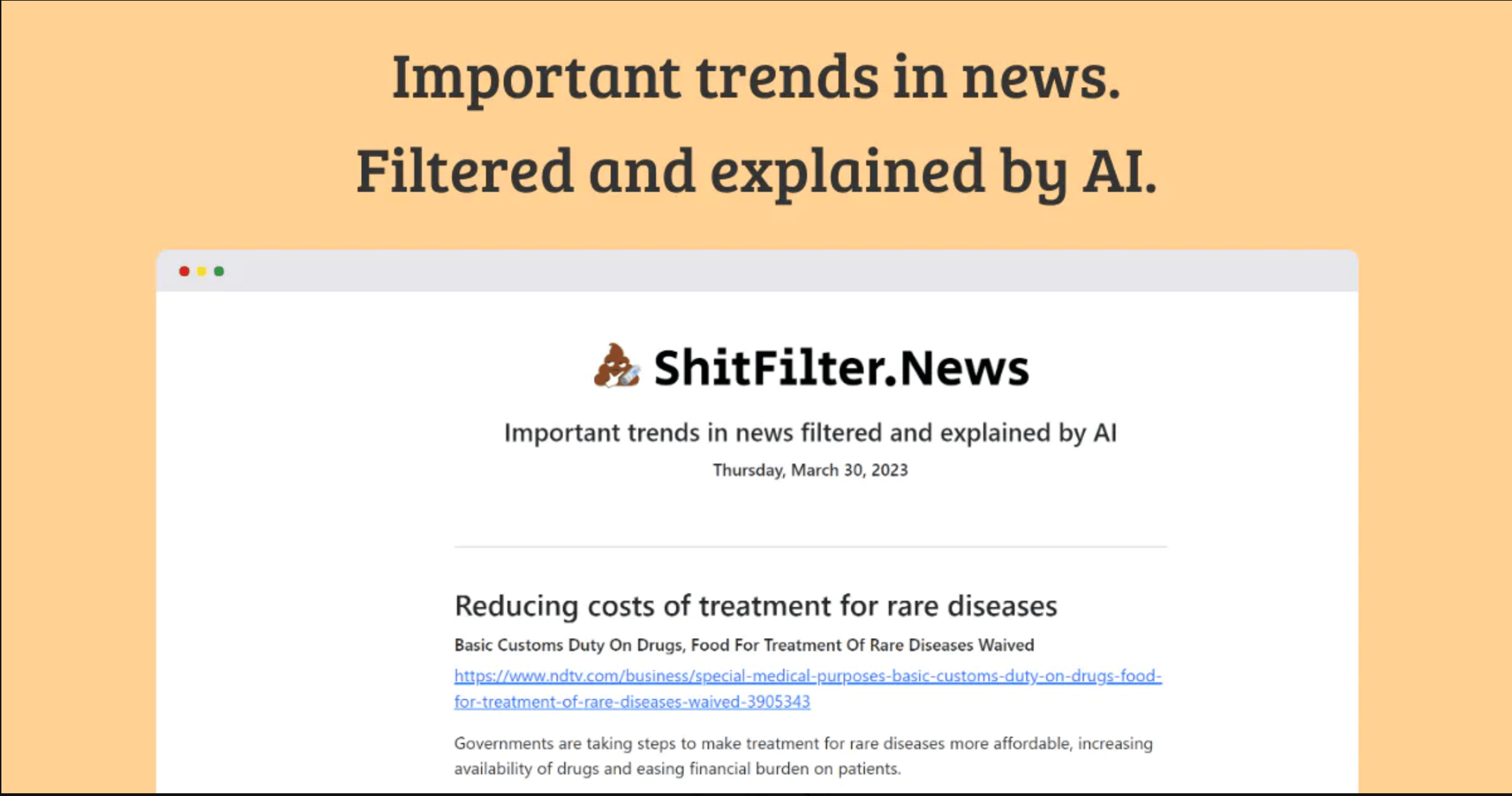 ShitFilter News