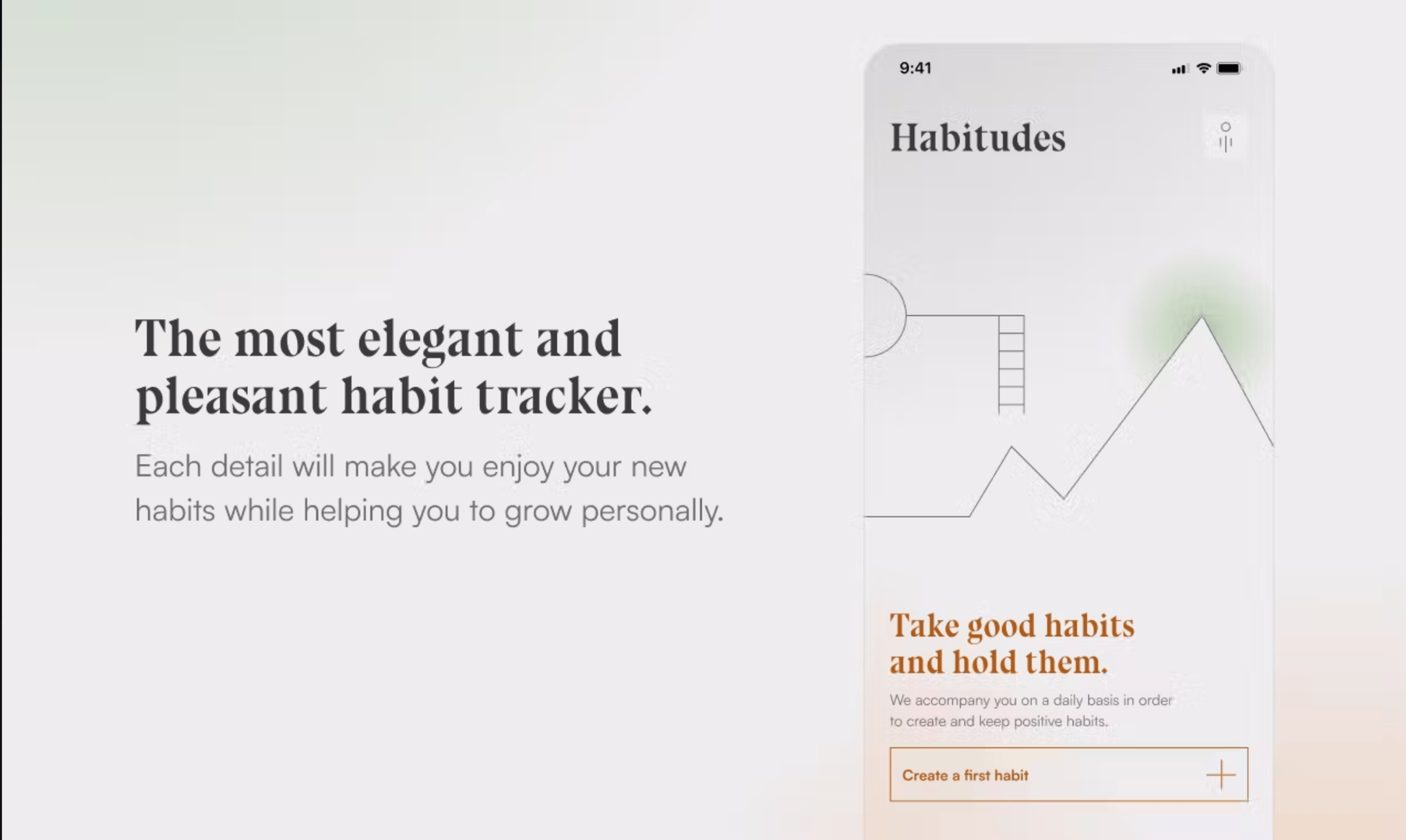 Habitudes - Elegant habit monitoring app