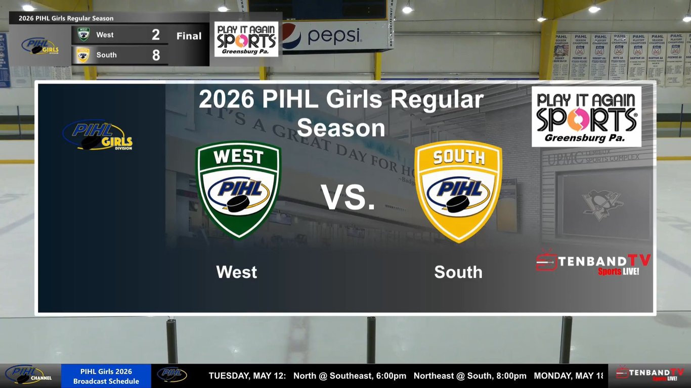 HIGHLIGHTS - Wed April 29 - West vs South - PIHL GIRLS Regular Season