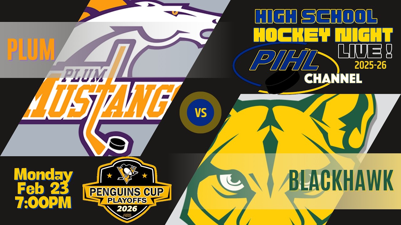 Mon Feb 23 - Plum vs Blackhawk  -  2026 Penguins Cup Playoff - A Division Play-in Round