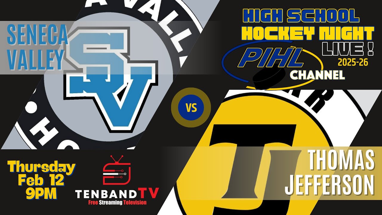 HIGHLIGHTS - Thurs Feb 12 - Seneca Valley vs Thomas Jefferson -  2026 PIHL High School Hockey Night LIVE!
