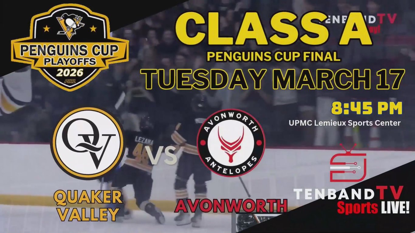 Tues Mar 17 - Quaker Valley vs Avonworth  -  2026 Penguins Cup Final - Class A