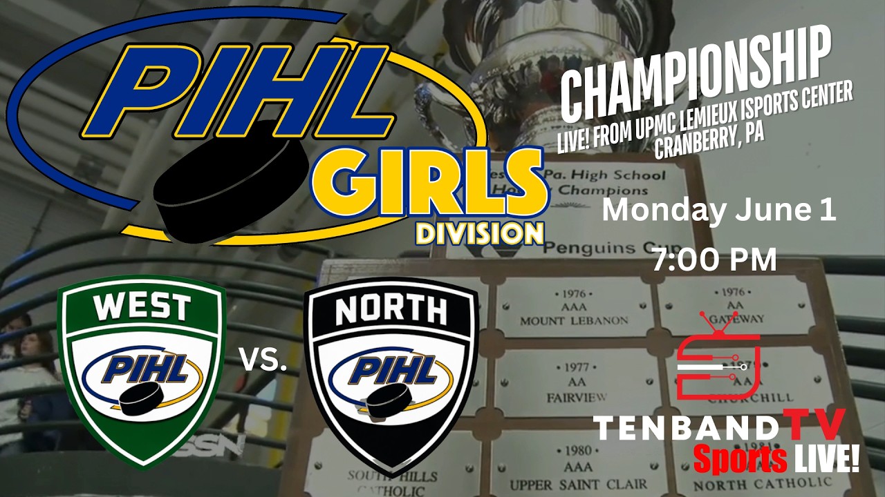 Mon June 1 - West vs North - PIHL GIRLS 2026 Championship