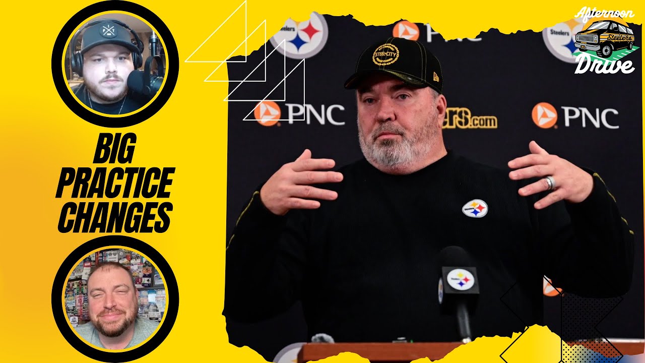 Porter to PUP, Big Practice Changes | Steelers Afternoon Drive