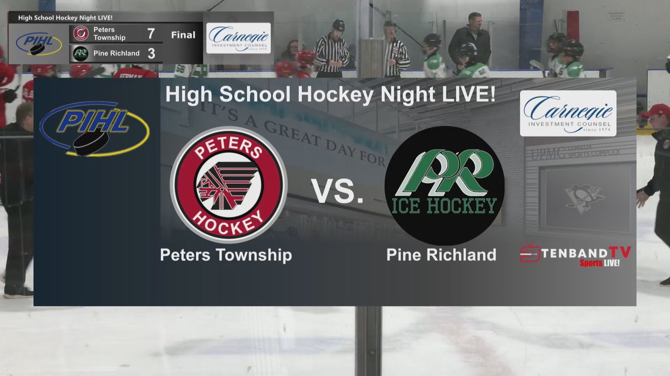 HIGHLIGHTS - Thurs Oct 9 - Peters Township vs Pine Richland - 2025-26 PIHL High School Hockey Night LIVE!