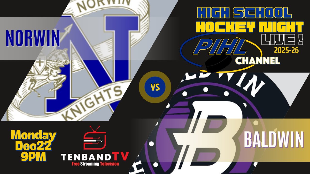 REPLAY - Mon Dec 22 - Norwin vs. Baldwin  -  2025-26 PIHL High School Hockey Night LIVE!