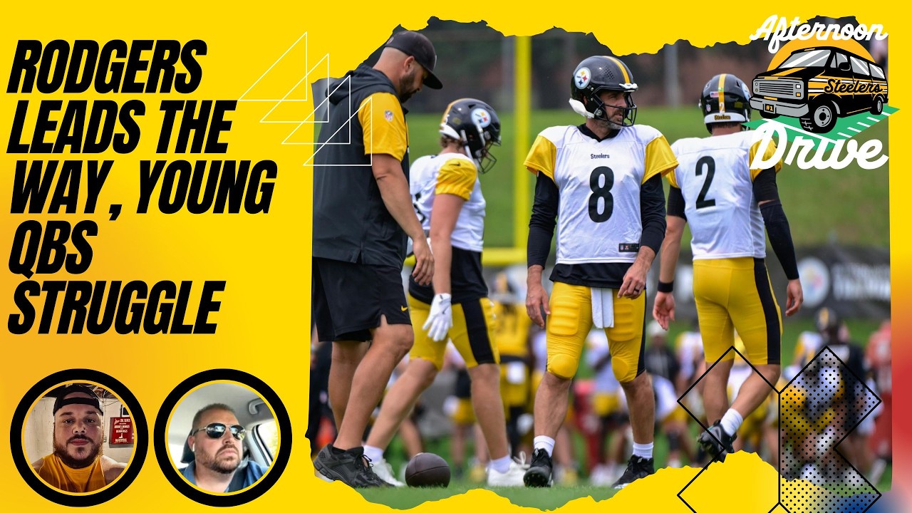 Rodgers Leads the Way, Young QBs Struggle | Steelers Afternoon Drive