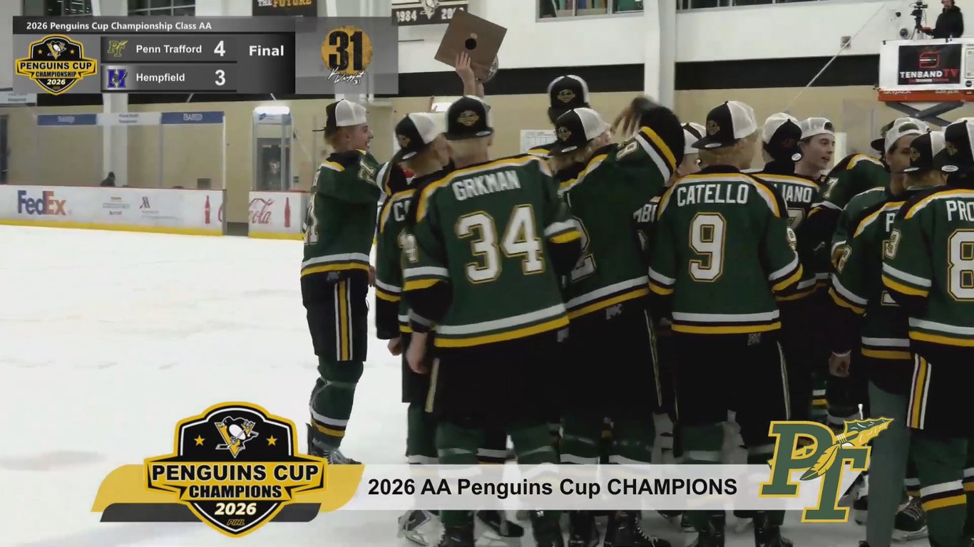 HIGHLIGHTS: Mon Mar 16 - Penn Trafford vs Hempfield  -  2026 Penguins Cup Final - Class AA — 36 key moments