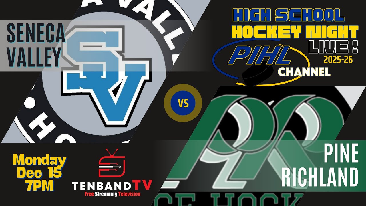 Mon Dec 15 - Seneca Valley vs Pine Richland -  2025-26 PIHL High School Hockey Night LIVE!