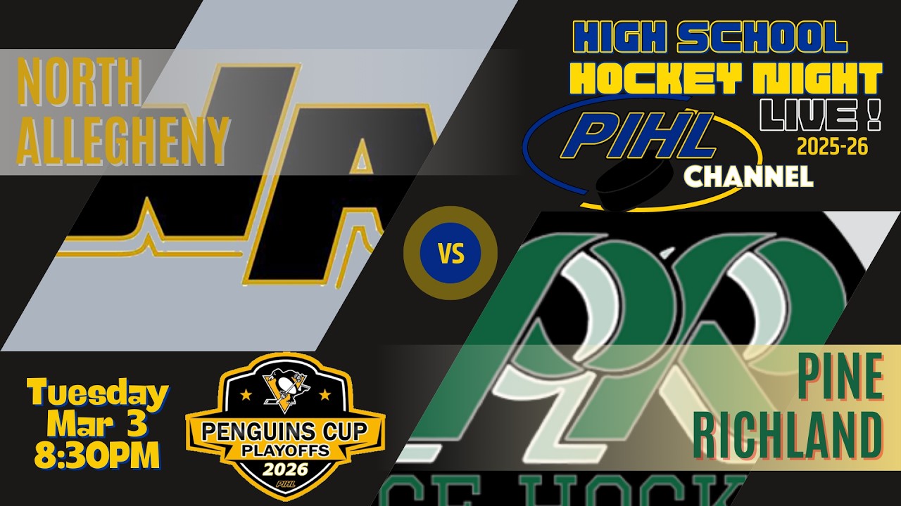 Tues Mar 3 - North Allegheny vs Pine Richland  -  2026 Penguins Cup Playoff Quarterfinal