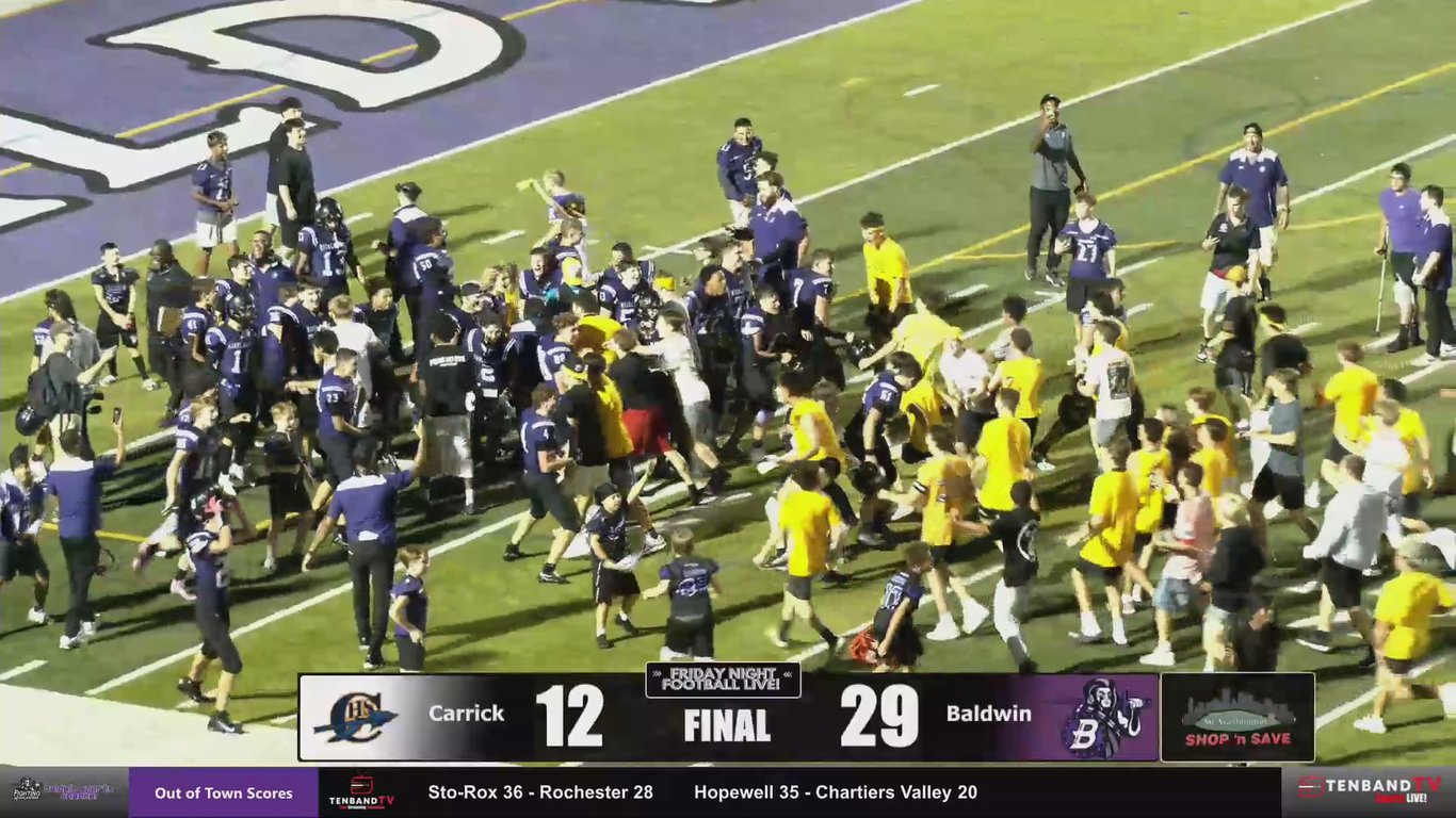 HIGHLIGHTS - Fri Sep 4 - Carrick vs Baldwin - TBTV Sports 2026 HS Football Night LIVE! - Clip