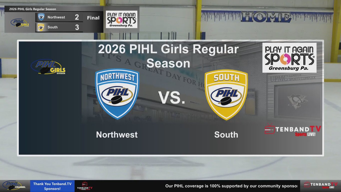 HIGHLIGHTS -  Wed May 6 - NorthWest vs South - PIHL GIRLS 2026 Regular Season
