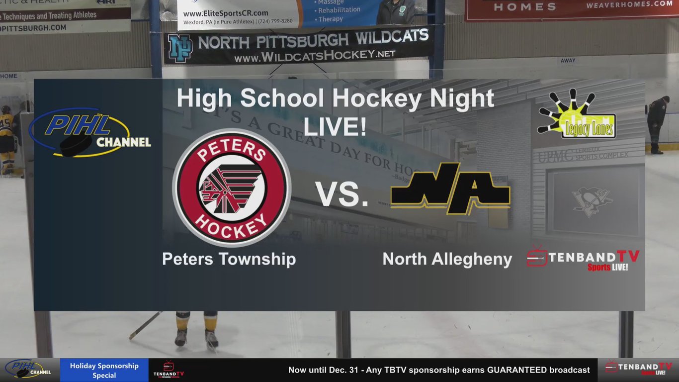 HIGHLIGHTS - Monday Dec 15  - Peters Township vs North Allegheny -  2025-26 PIHL High School Hockey Night LIVE!