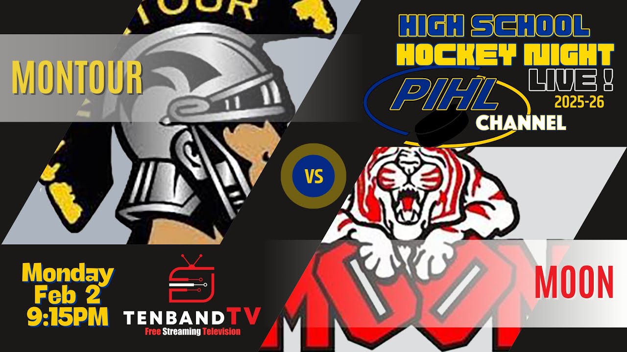 Mon Feb 2 - Montour vs. Moon -  2025-26 PIHL High School Hockey Night LIVE!