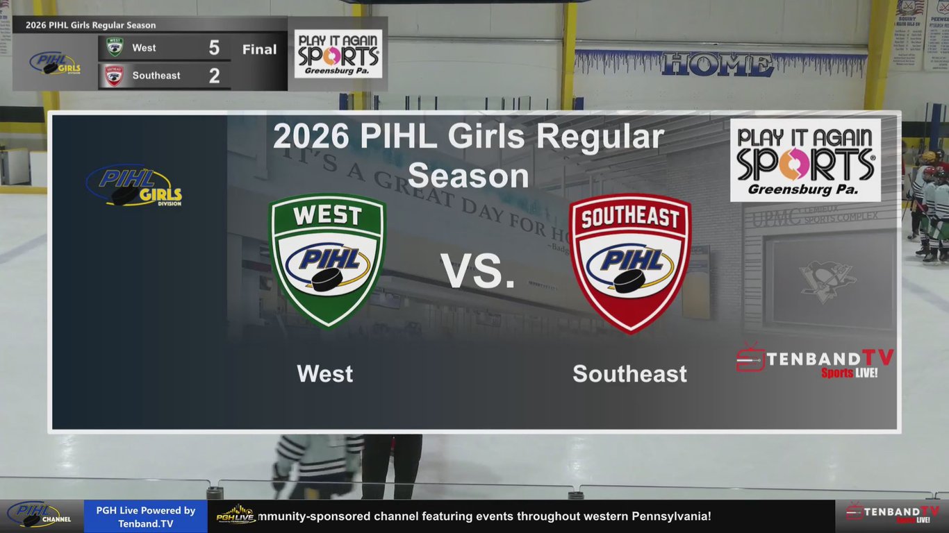 HIGHLIGHTS -  Wed May 6 - West vs SouthEast - PIHL GIRLS Regular Season
