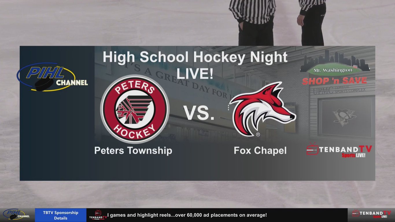 HIGHLIGHTS - Monday Jan 5 - Peters Township vs Fox Chapel -  2026 PIHL High School Hockey Night LIVE!