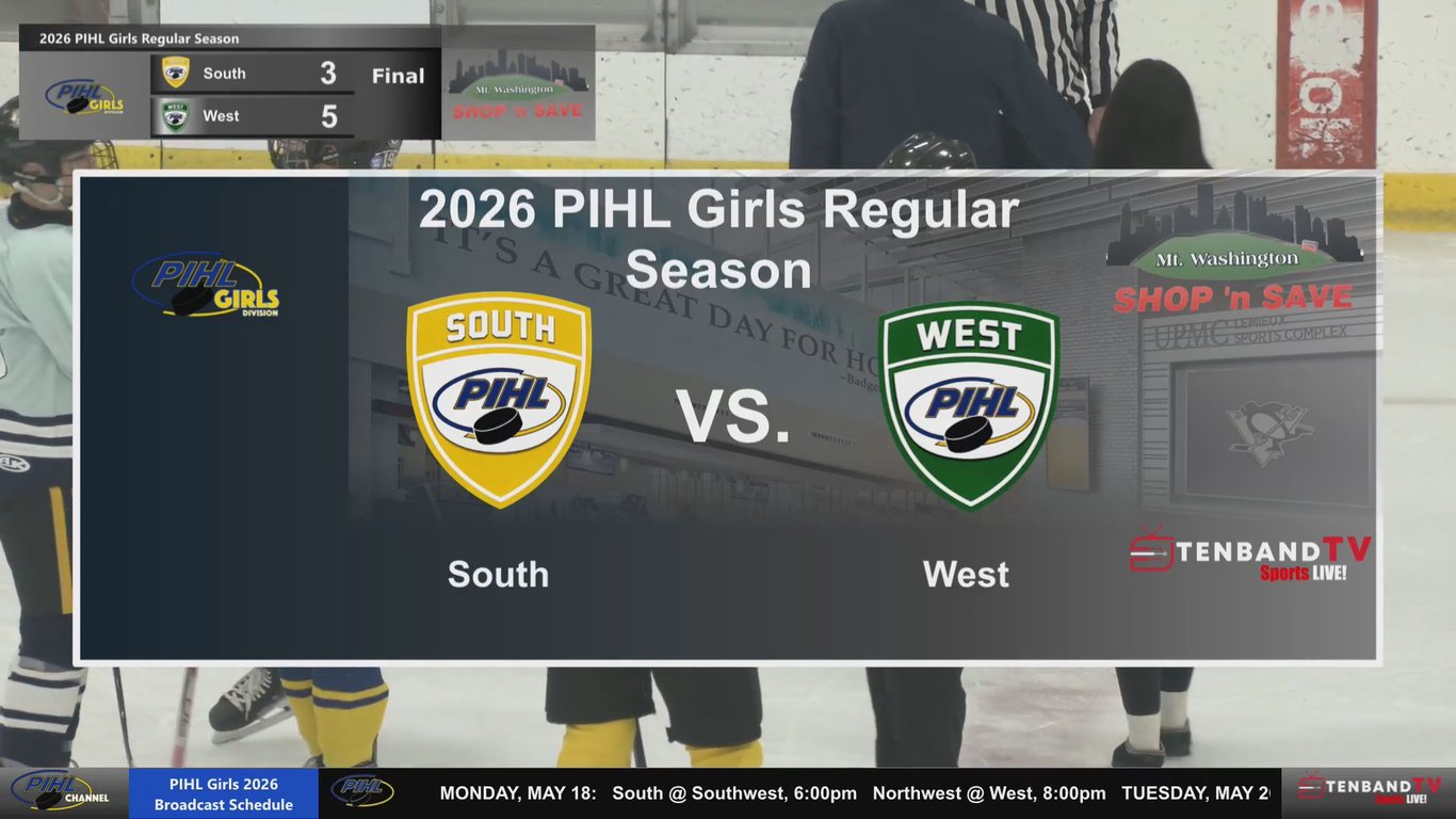HIGHLIGHTS - Mon April 20 - South vs. West - PIHL GIRLS 2026 Regular Season - Clip