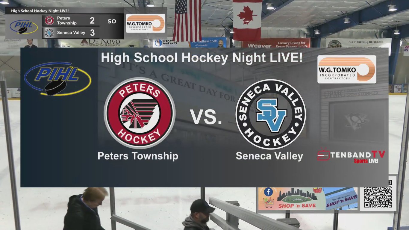HIGHLIGHTS - Thurs Oct 30 - Peters Township vs Seneca Valley -  2025-26 PIHL High School Hockey Night LIVE!