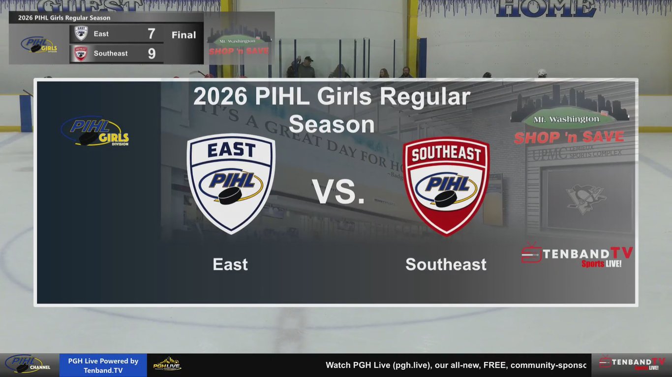 HIGHLIGHTS - Wed April 29 - East vs SouthEast - PIHL GIRLS 2026 Regular Season