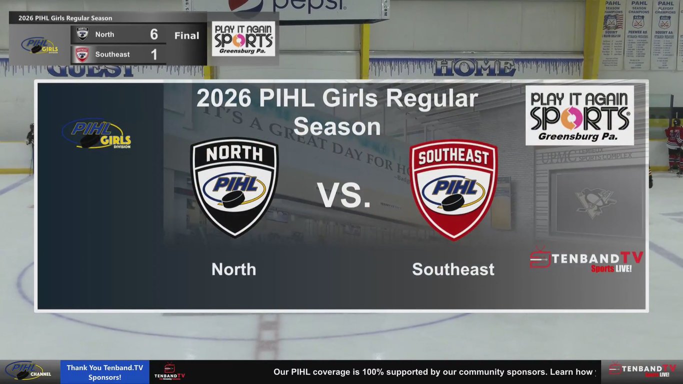 HIGHLIGHTS - Tues May 12 - North vs SouthEast - PIHL GIRLS 2026 Regular Season — Clip 1:44:46–1:49:26