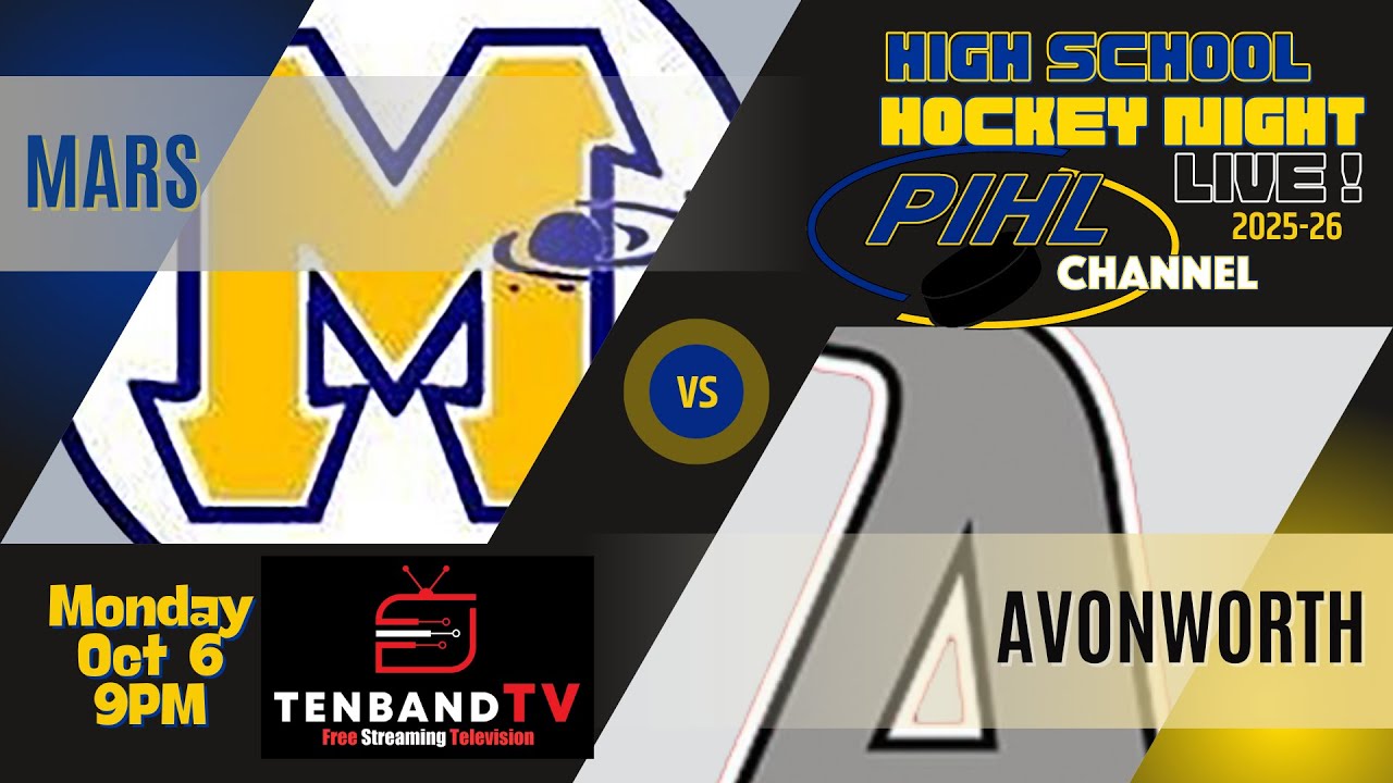 Mon Oct 6 - Mars vs. Avonworth - 2025-26 PIHL High School Hockey Night LIVE!