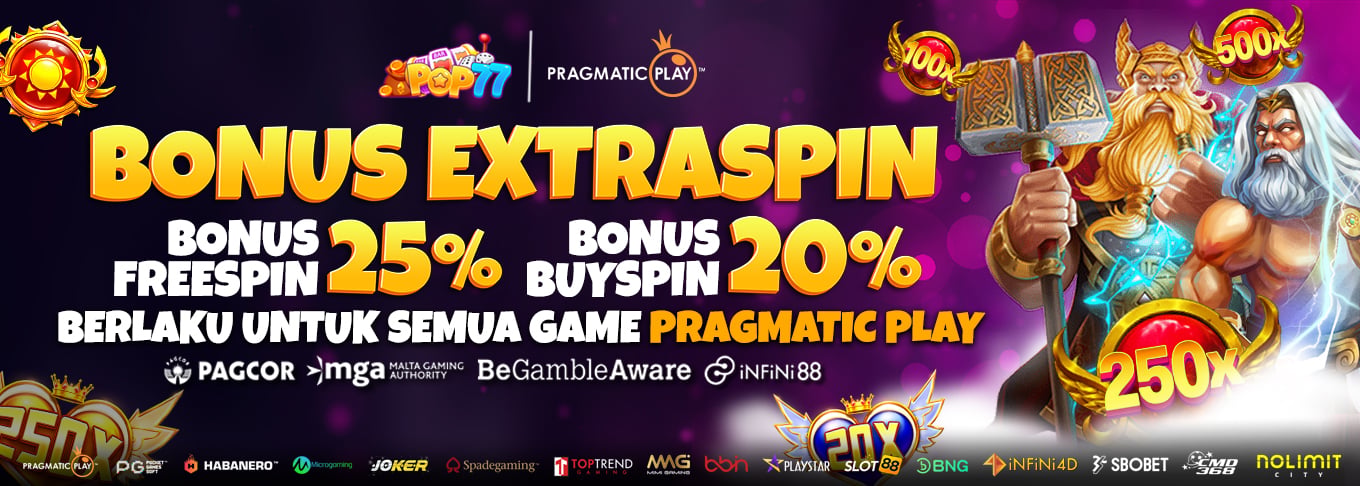pop77 pragmatic bonus
