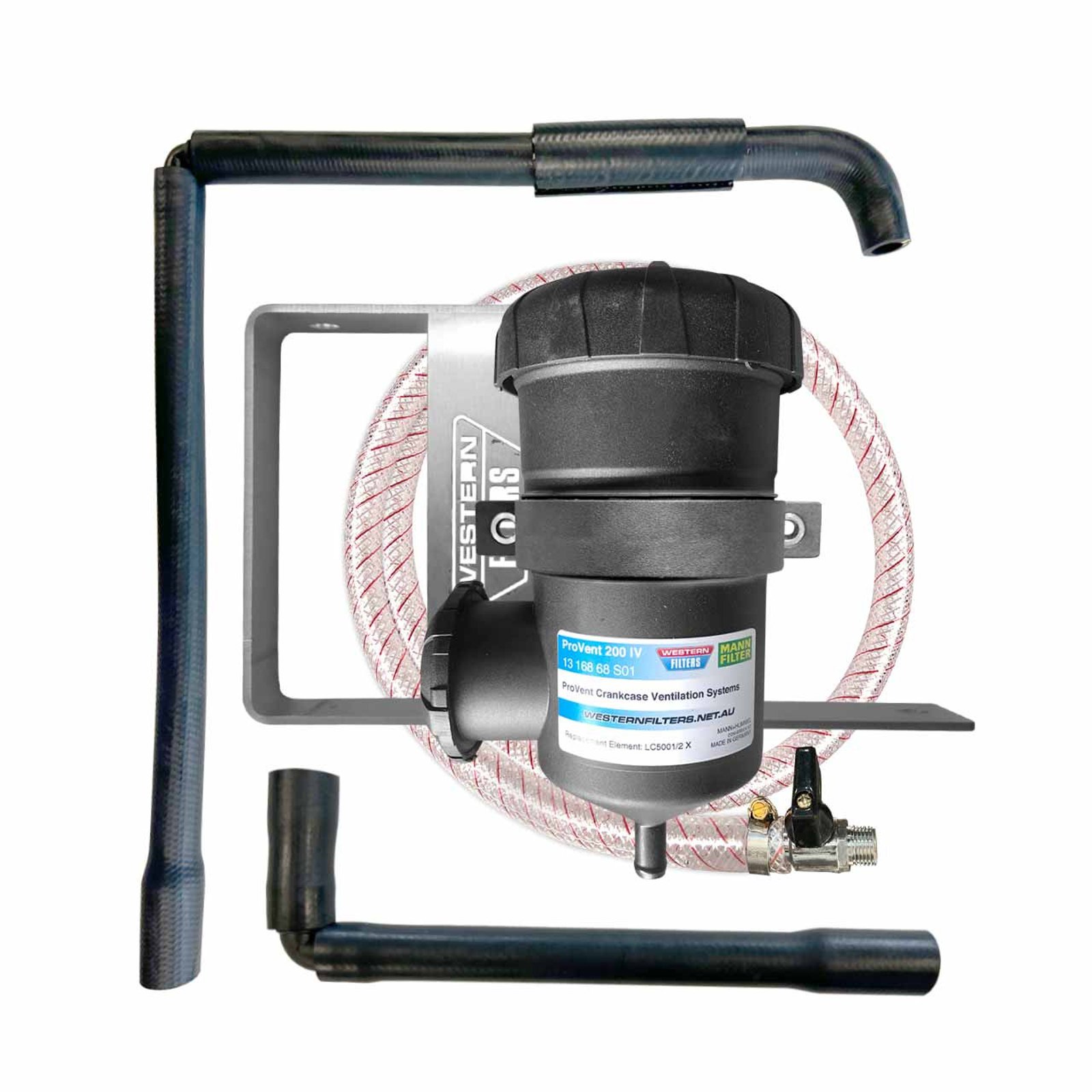 Oil Catch Can Kit to Suit NEX GEN 2.0L FORD RANGER, AMAROK