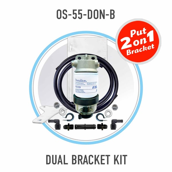 Suitable for TOYOTA LANDCRUISER 70 SERIES 2024 PRE FILTER DUAL BRACKET KIT