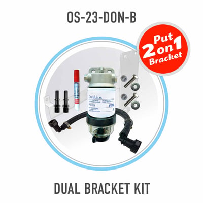 FORD RANGER PX1, BT50 PRE FILTER FUEL WATER SEP DUAL BRACKET KIT