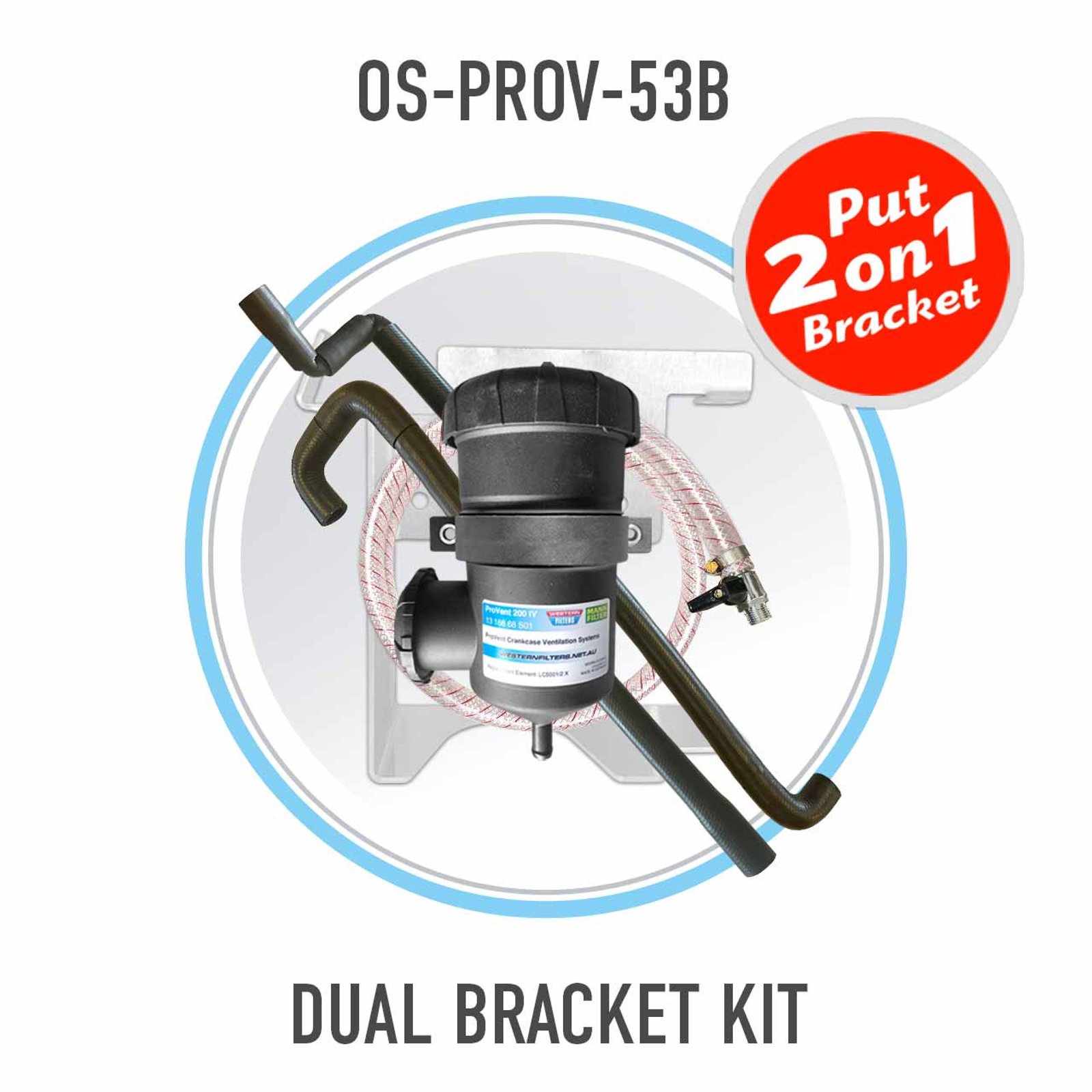 Catch Can Kit to Suit MV Triton 2.4 Ltr 2024' on