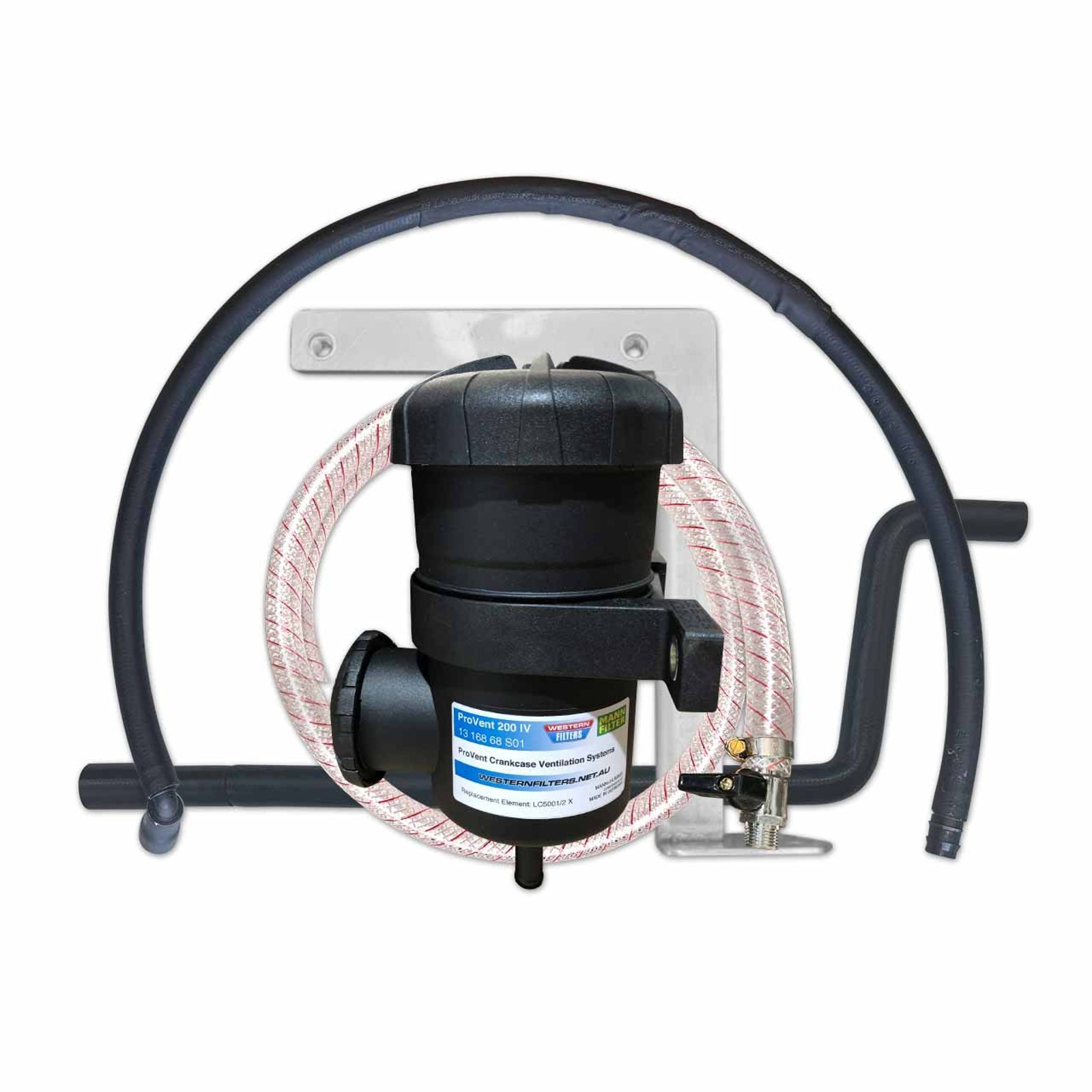 Oil Catch Can Kit to Suit Ssangyong Rexton 2.2L