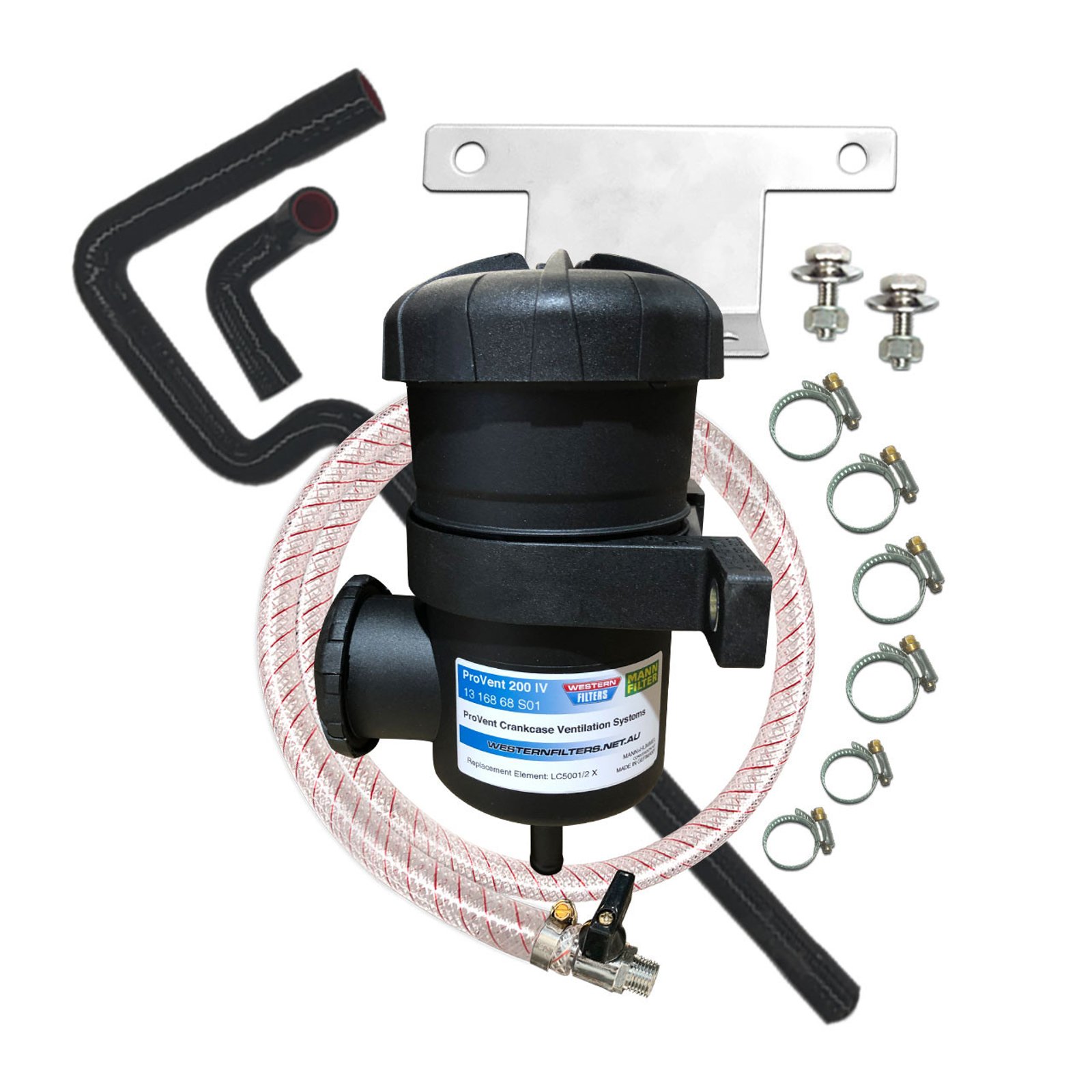 Oil Catch Can Kit Suits PX2 Ford Ranger