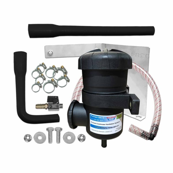 Oil Catch Can Kit to Suit Hilux KUN16-26